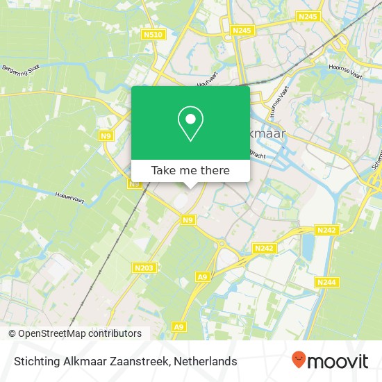 Stichting Alkmaar Zaanstreek Karte