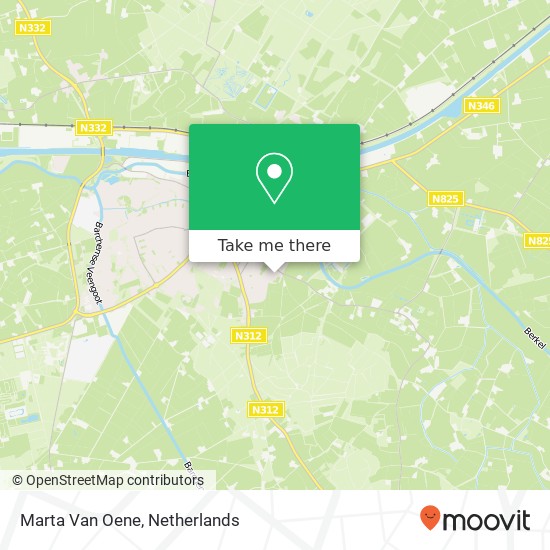 Marta Van Oene map