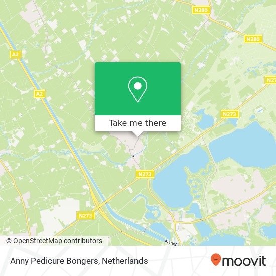 Anny Pedicure Bongers map