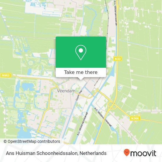 Ans Huisman Schoonheidssalon map