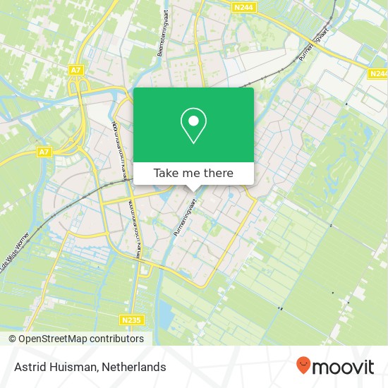 Astrid Huisman map