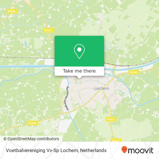 Voetbalvereniging Vv-Sp Lochem map