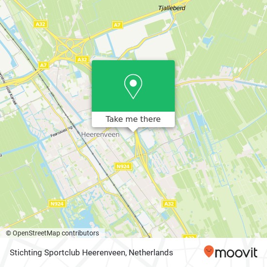 Stichting Sportclub Heerenveen map