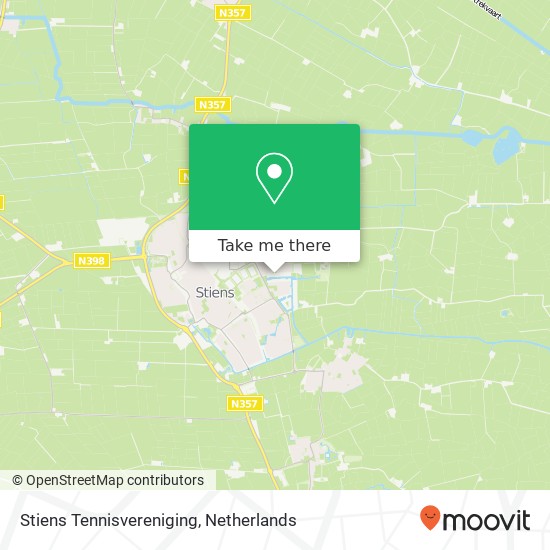 Stiens Tennisvereniging map