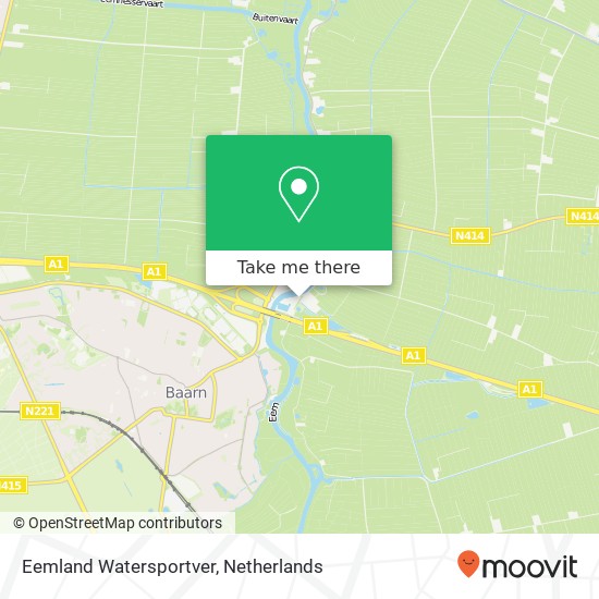 Eemland Watersportver map