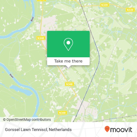 Gorssel Lawn Tenniscl map