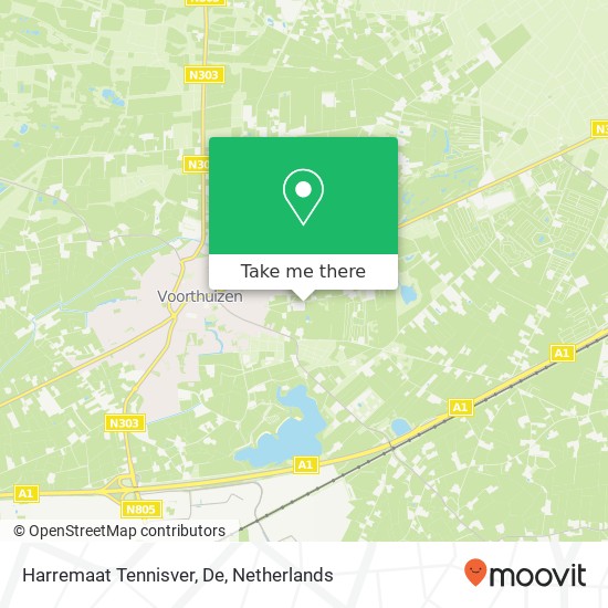 Harremaat Tennisver, De map