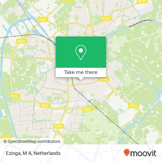 Ezinga, M A map