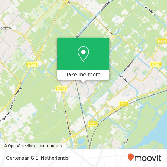 Gertenaar, G E map