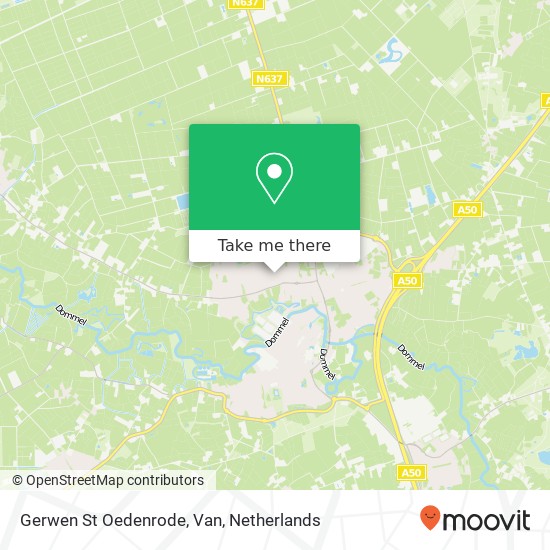 Gerwen St Oedenrode, Van map