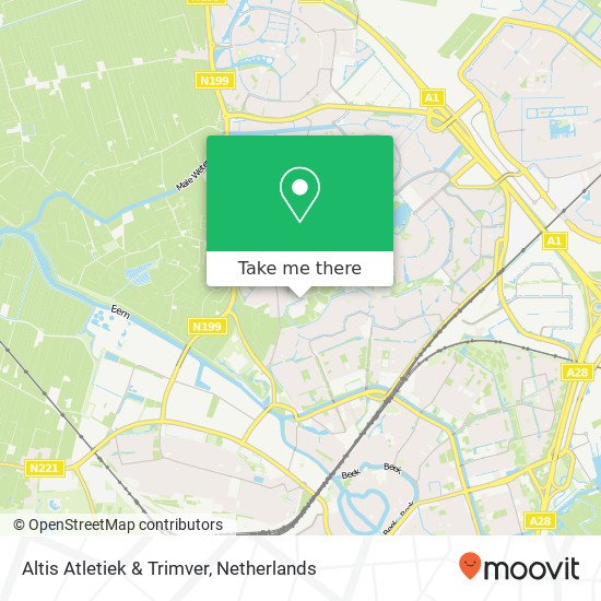 Altis Atletiek & Trimver map