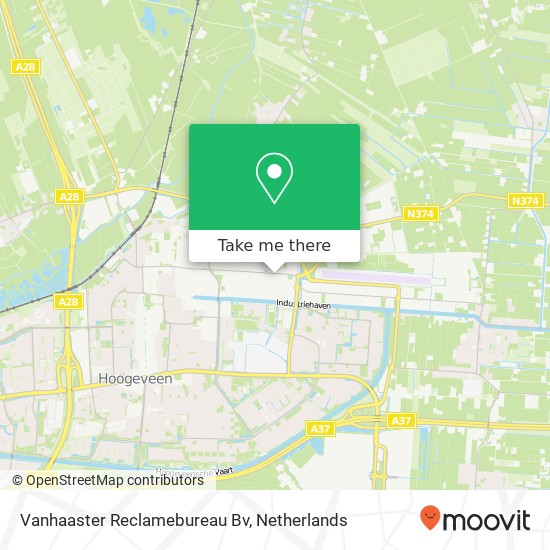 Vanhaaster Reclamebureau Bv map