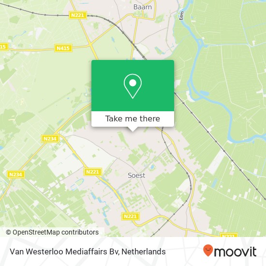 Van Westerloo Mediaffairs Bv map