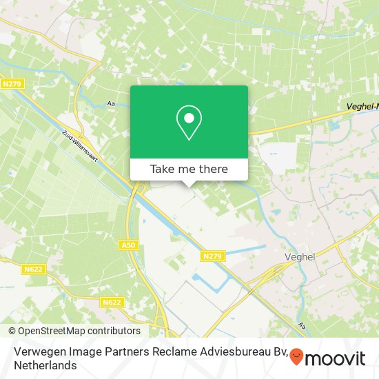 Verwegen Image Partners Reclame Adviesbureau Bv map