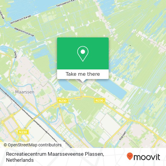 Recreatiecentrum Maarsseveense Plassen map