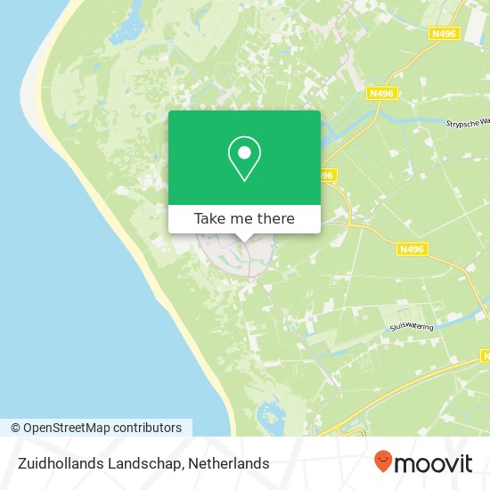 Zuidhollands Landschap map