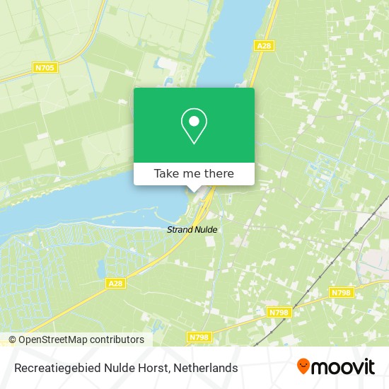 Recreatiegebied Nulde Horst map