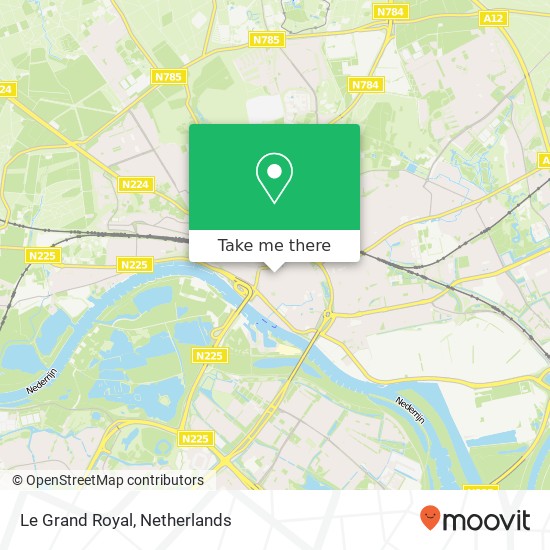 Le Grand Royal map