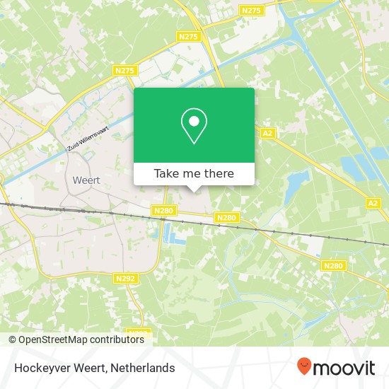 Hockeyver Weert map