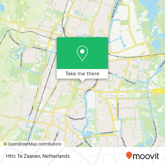 Httc Te Zaanen Karte