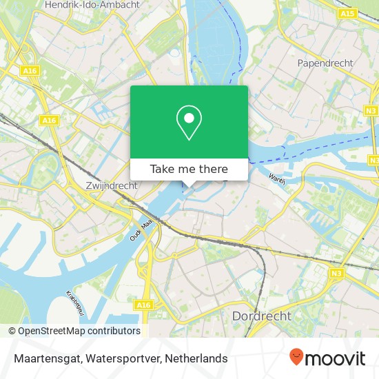 Maartensgat, Watersportver map