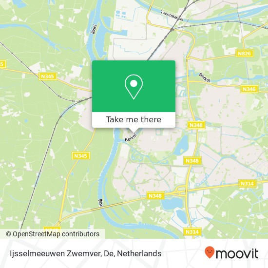 Ijsselmeeuwen Zwemver, De map