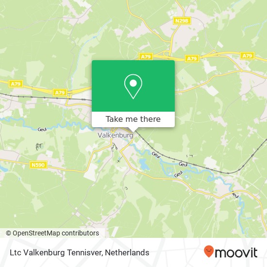 Ltc Valkenburg Tennisver map