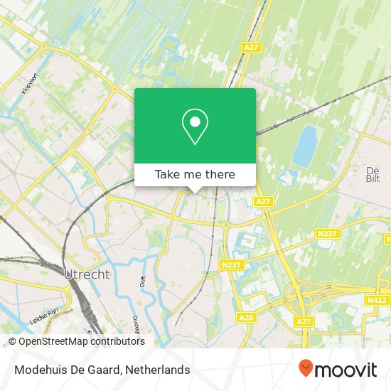 Modehuis De Gaard map