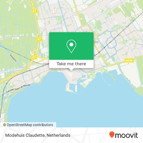 Modehuis Claudette map