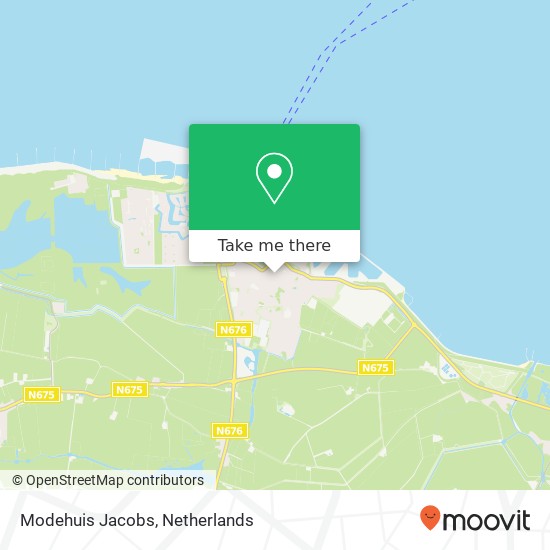 Modehuis Jacobs map