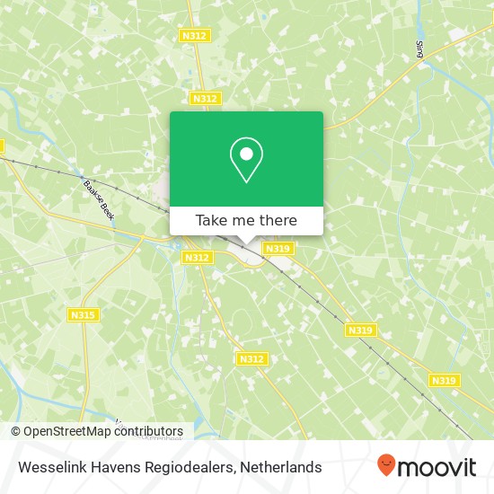 Wesselink Havens Regiodealers map