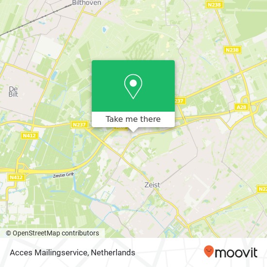 Acces Mailingservice map