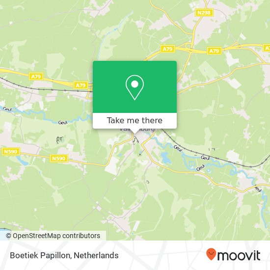 Boetiek Papillon map