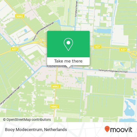 Booy Modecentrum map
