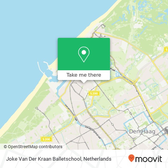 Joke Van Der Kraan Balletschool map