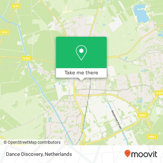 Dance Discovery map