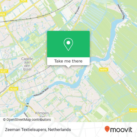 Zeeman Textielsupers map