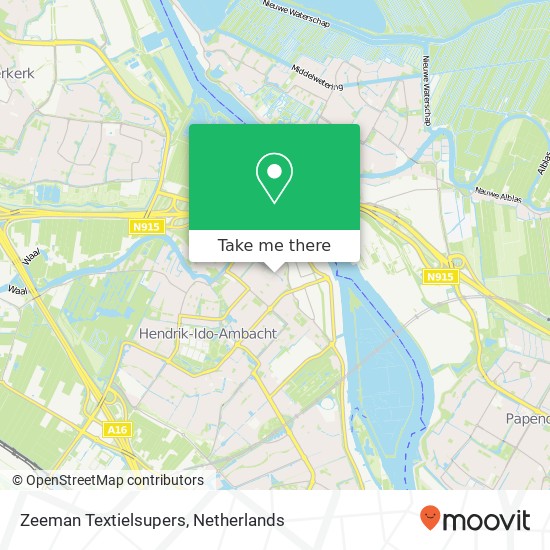 Zeeman Textielsupers map