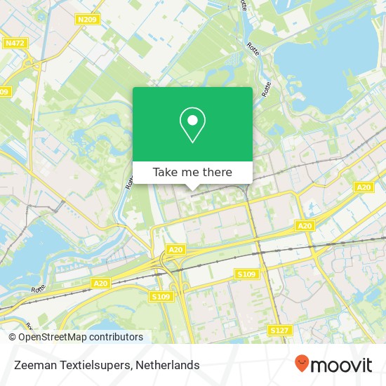 Zeeman Textielsupers map