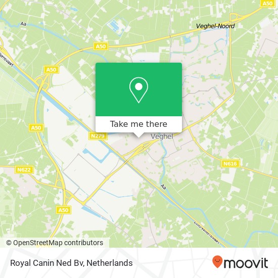Royal Canin Ned Bv map