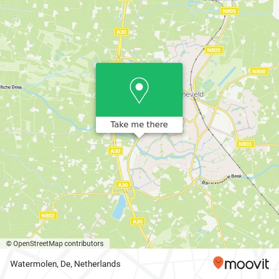 Watermolen, De map