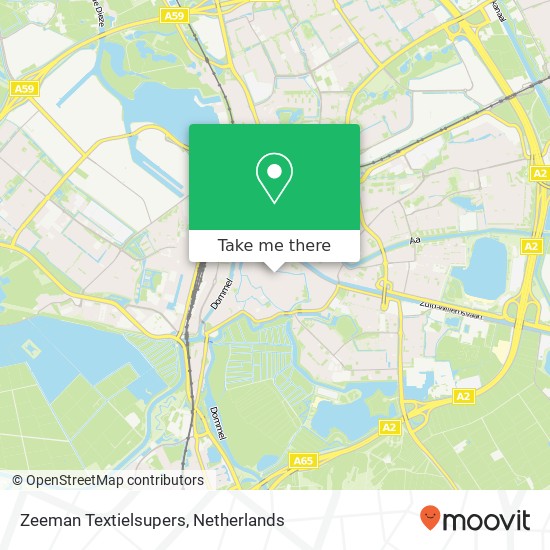 Zeeman Textielsupers map