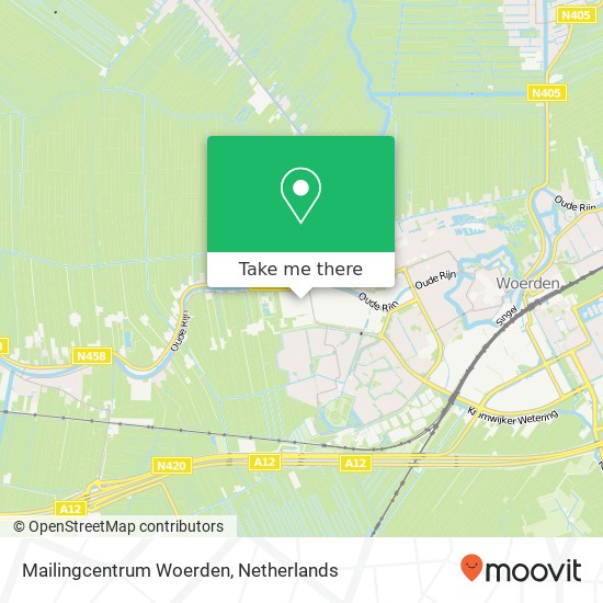 Mailingcentrum Woerden map