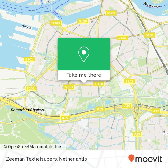 Zeeman Textielsupers map