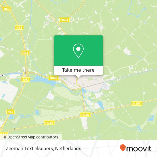 Zeeman Textielsupers map