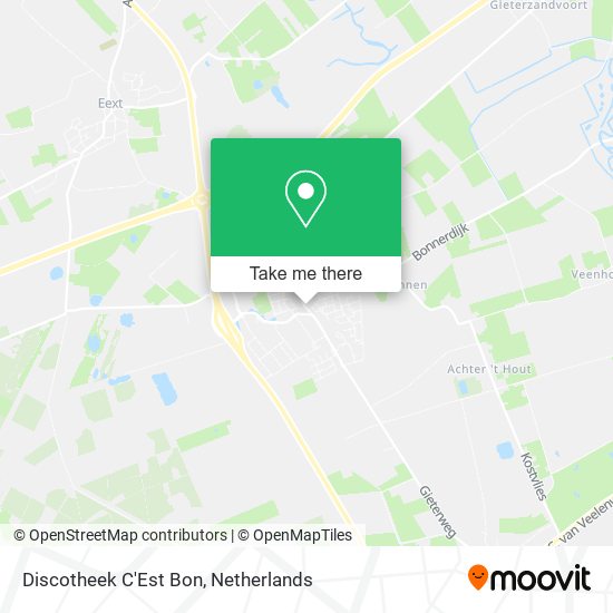 Discotheek C'Est Bon map