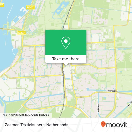 Zeeman Textielsupers map