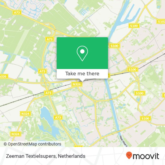 Zeeman Textielsupers map