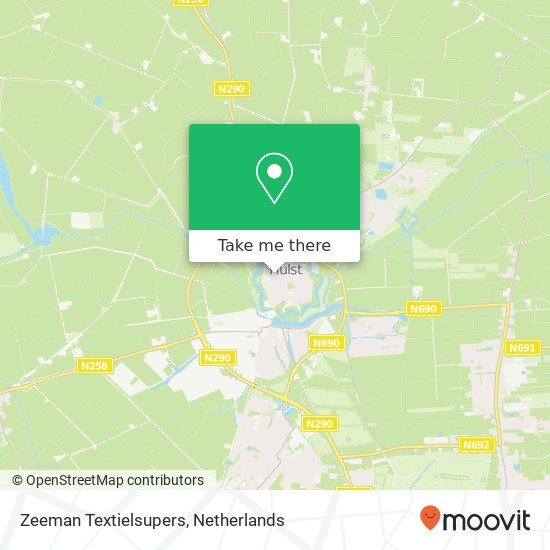 Zeeman Textielsupers map