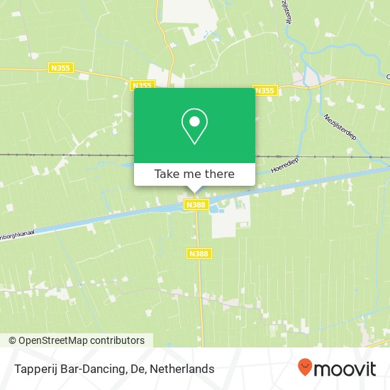 Tapperij Bar-Dancing, De map